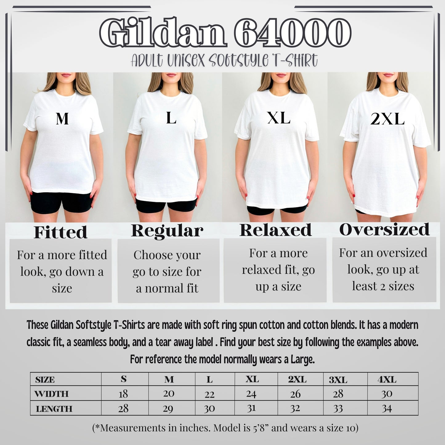 Gildan Softstyle Adult Blank T-Shirt