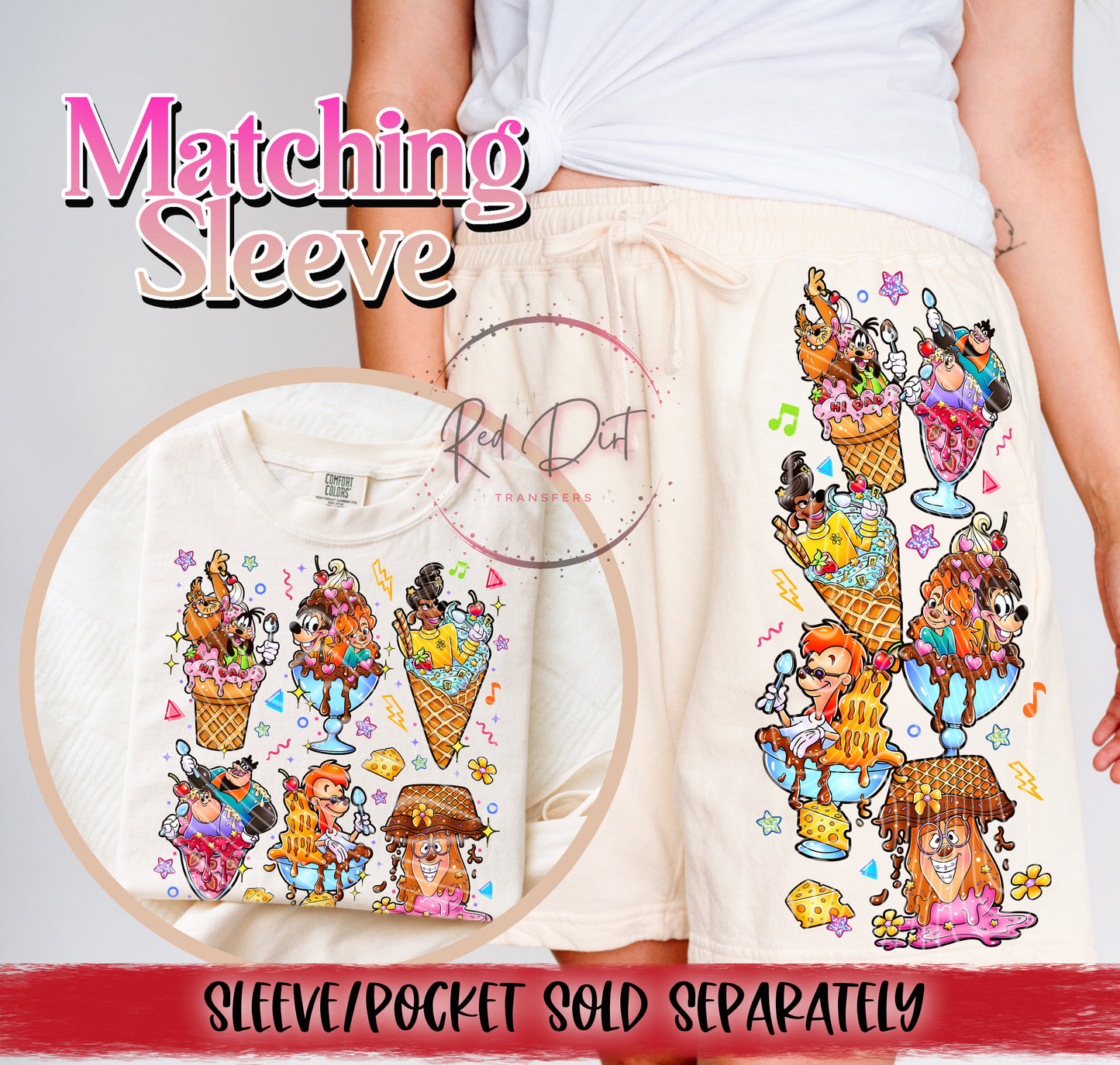 Goof Ice Cream DTF Transfer | Trendy Summer DTF Transfer | High Quality Image Transfers | Ready to Press | Fast Shipping