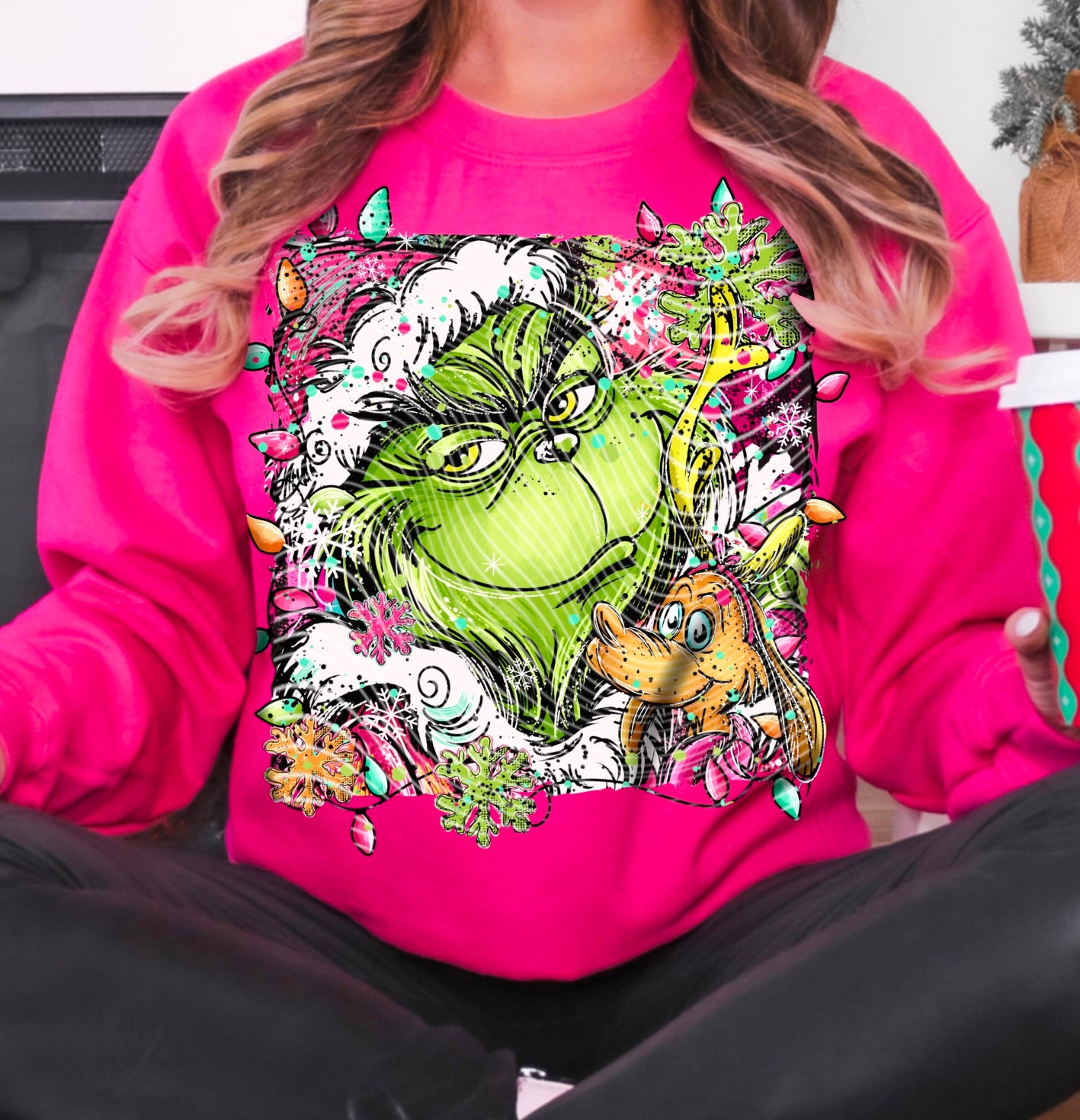 Mr. Green Doodle DTF Transfer | Trendy Christmas DTF Transfer | High Quality Image Transfers | Ready to Press | Instant Peel