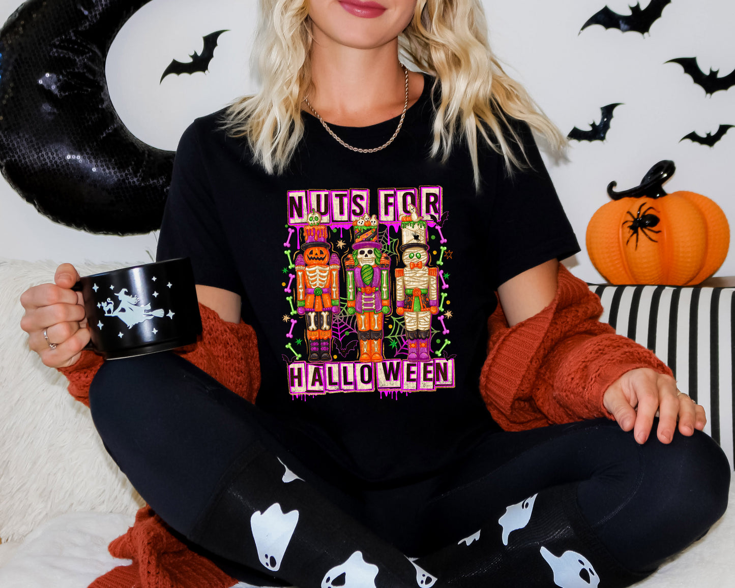 Nuts for Halloween T-Shirt | Trendy Halloween Shirt | Fast Shipping | Super Soft Shirts for Men/Women/Kid's