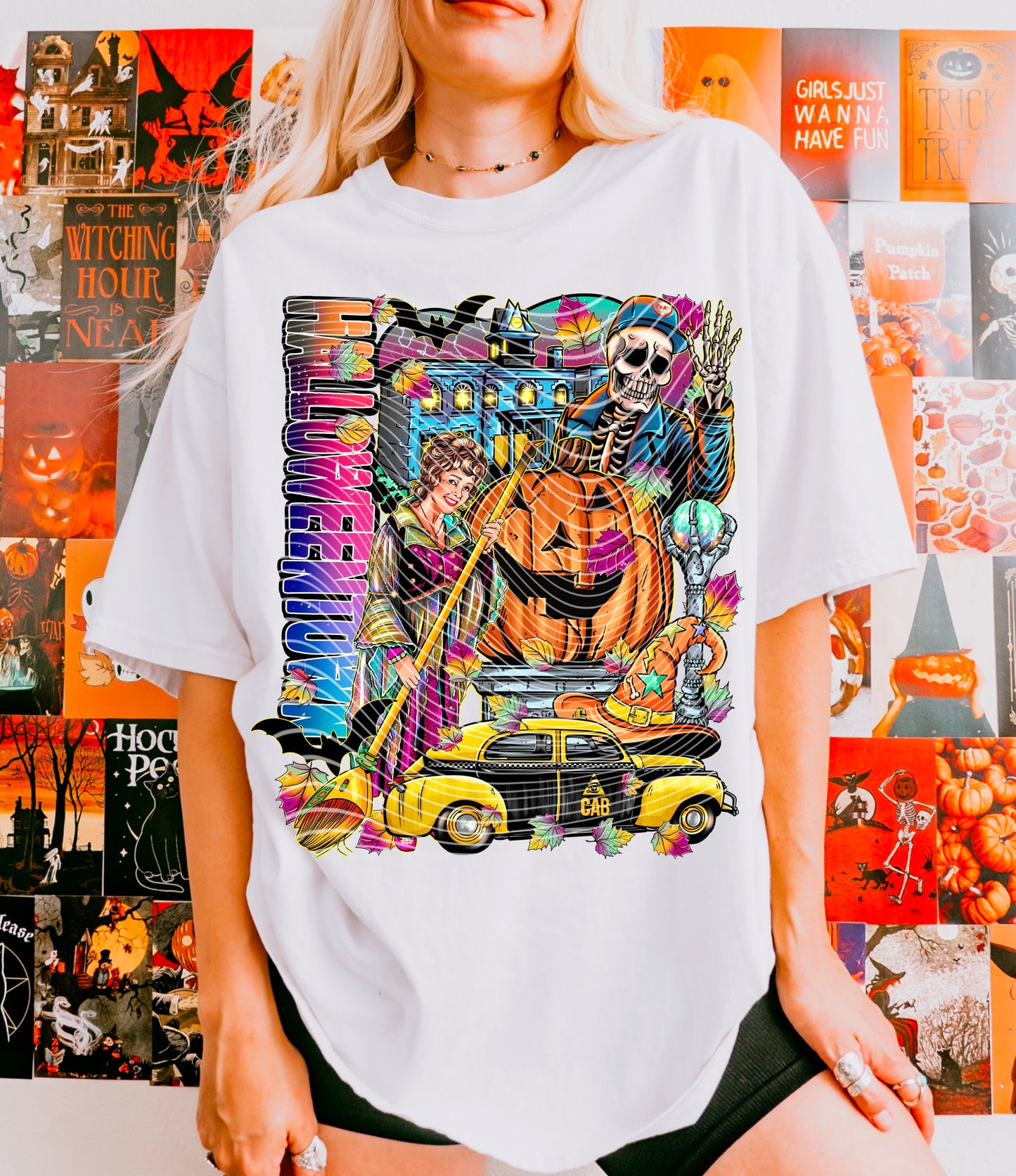 The Town DTF Transfer | Trendy Halloween DTF Transfer | High Quality Image Transfers | Ready to Press | Instant Peel