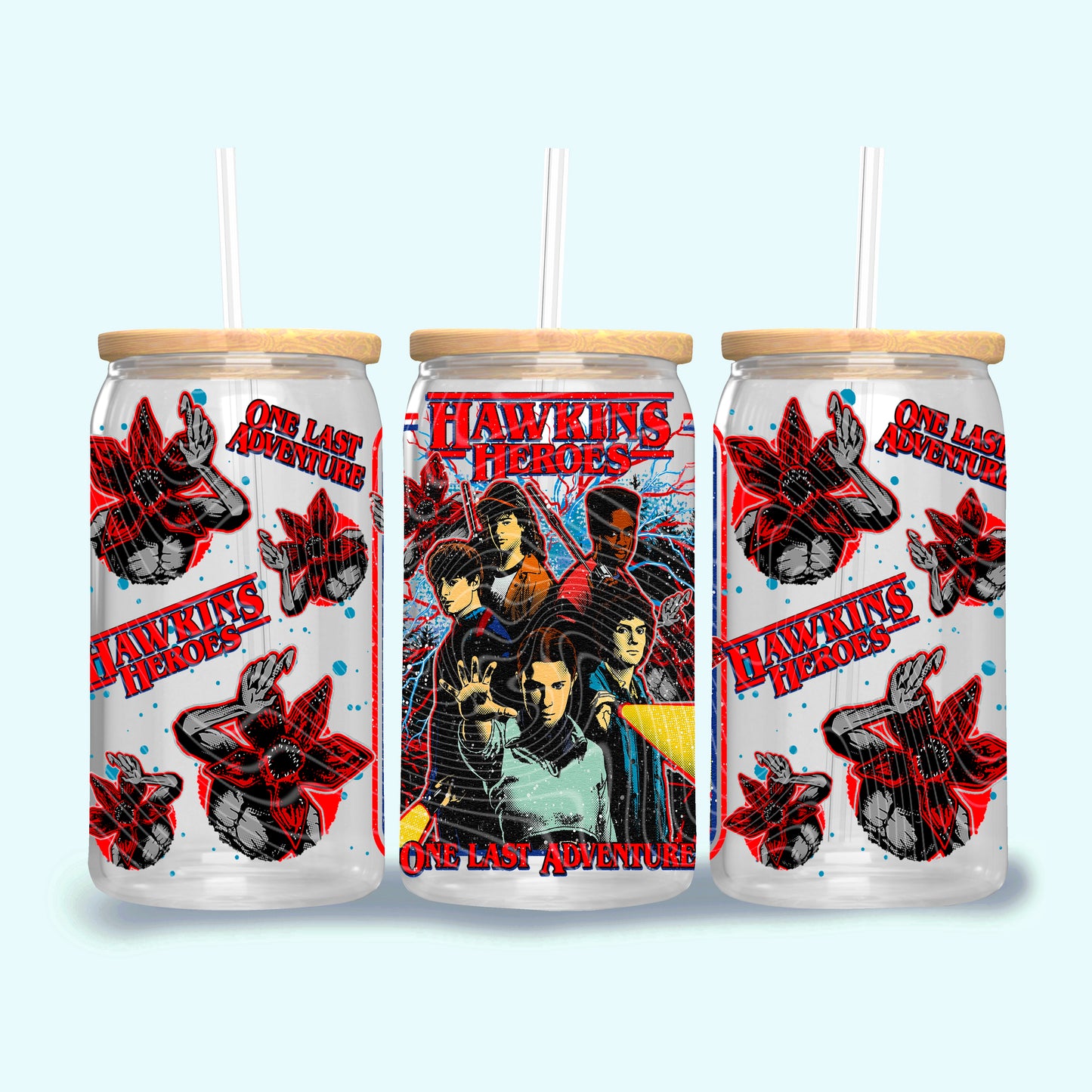 Heroes UV DTF Libbey Transfer | Trendy Movie Libbey Wrap | Ready to Transfer | High Quality | Waterproof UV Transfer