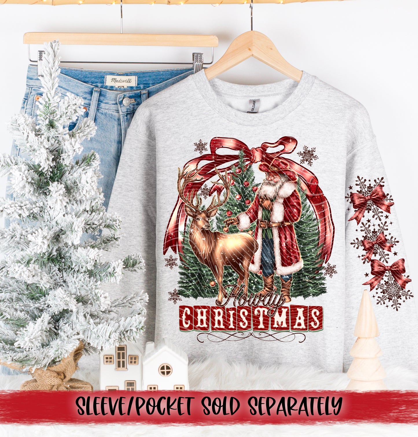 Howdy Christmas DTF Transfer | Trendy Christmas DTF Transfer | Ready to Press | High Quality DTF Transfers | Fast Shipping