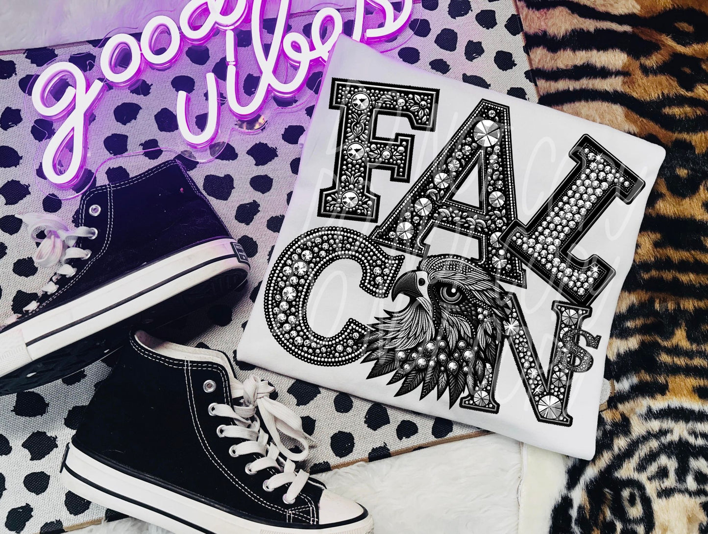 Falcons DTF Transfer | Trendy School Spirit DTF Transfer | Ready to Press | High Quality DTF Transfers | Fast Shipping)