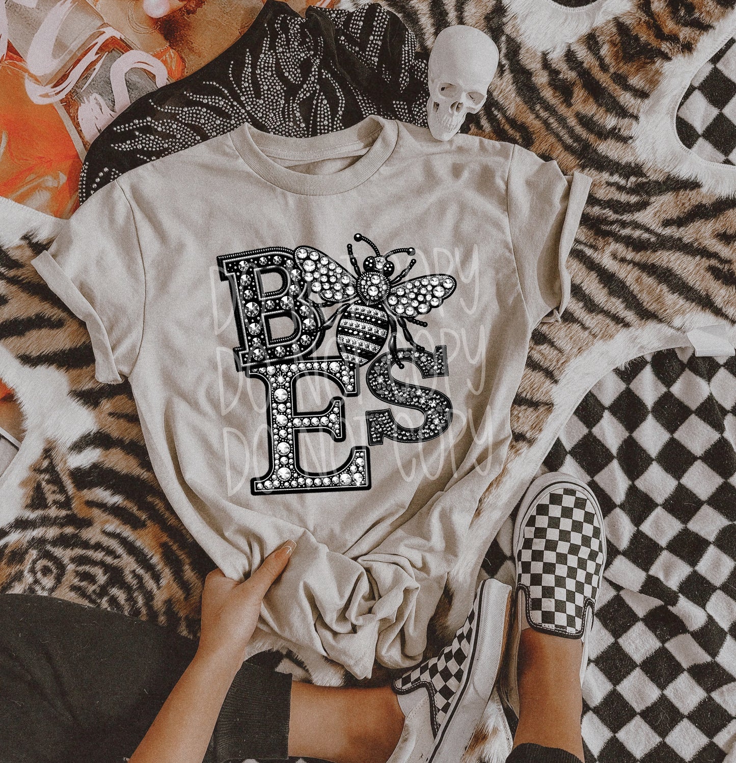 Bees DTF Transfer | Trendy School Spirit DTF Transfer | Ready to Press | High Quality DTF Transfers | Fast Shipping)