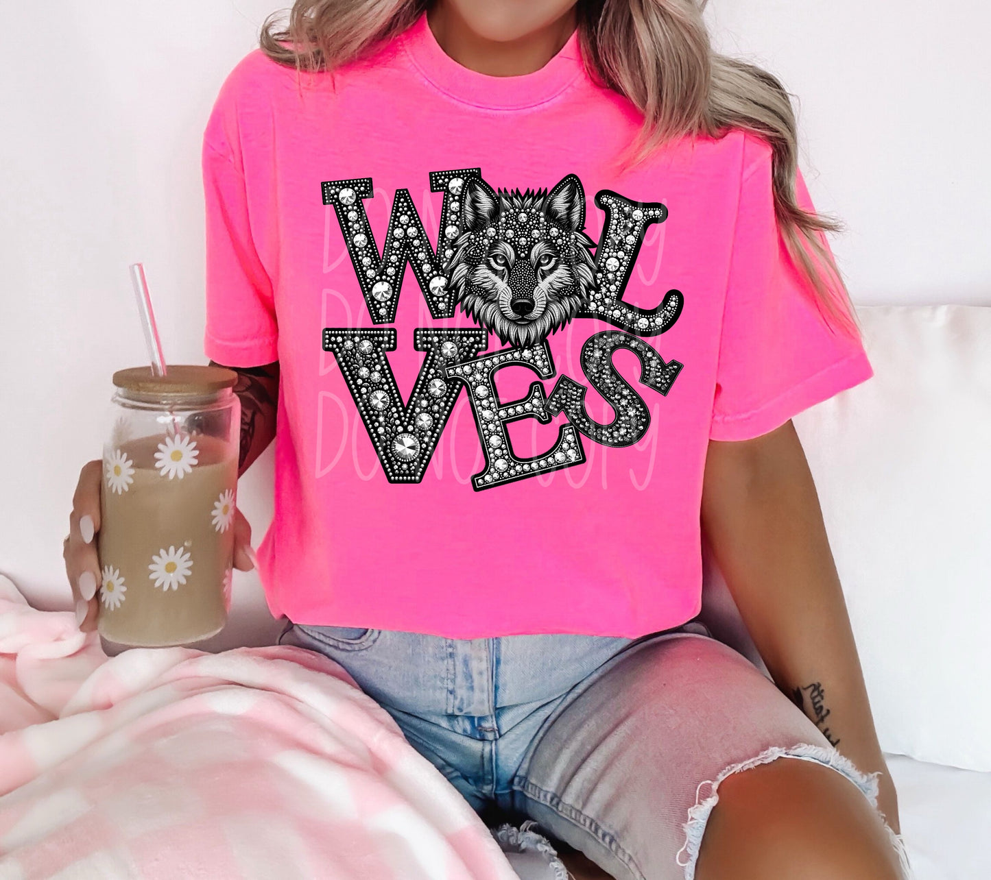 Wolves DTF Transfer | Trendy School Spirit DTF Transfer | Ready to Press | High Quality DTF Transfers | Fast Shipping)