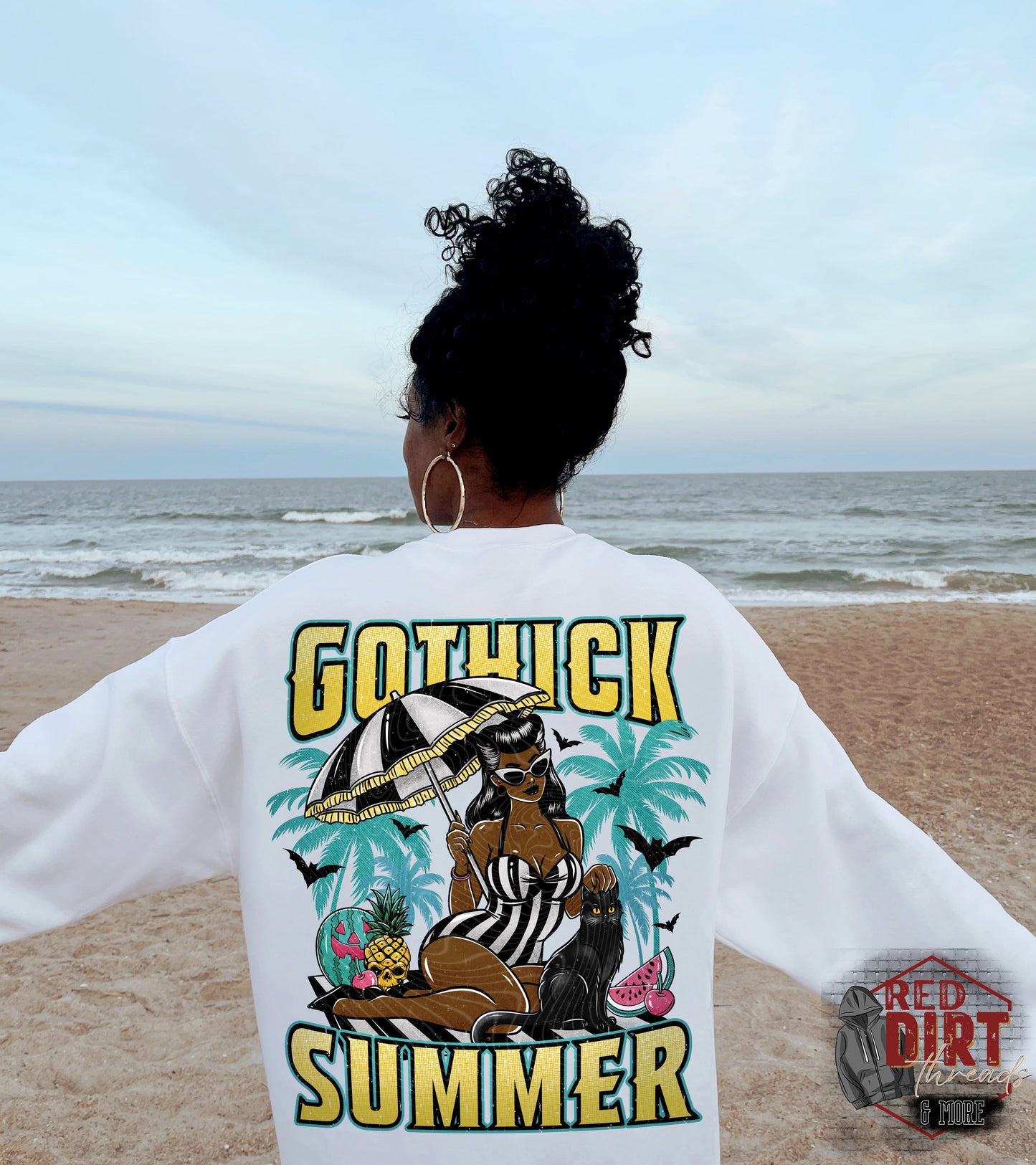 Gothic Summer DTF Transfer | Trendy Summer DTF Transfer | Ready to Press | High Quality DTF Transfers | Fast Shipping