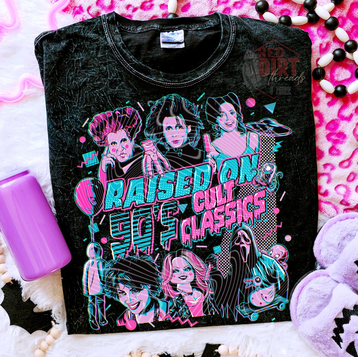 Raised on 90's Cult Classics DTF Transfer | Trendy Throwback DTF Transfer | High Quality Image Transfers | Ready to Press | Fast Shipping