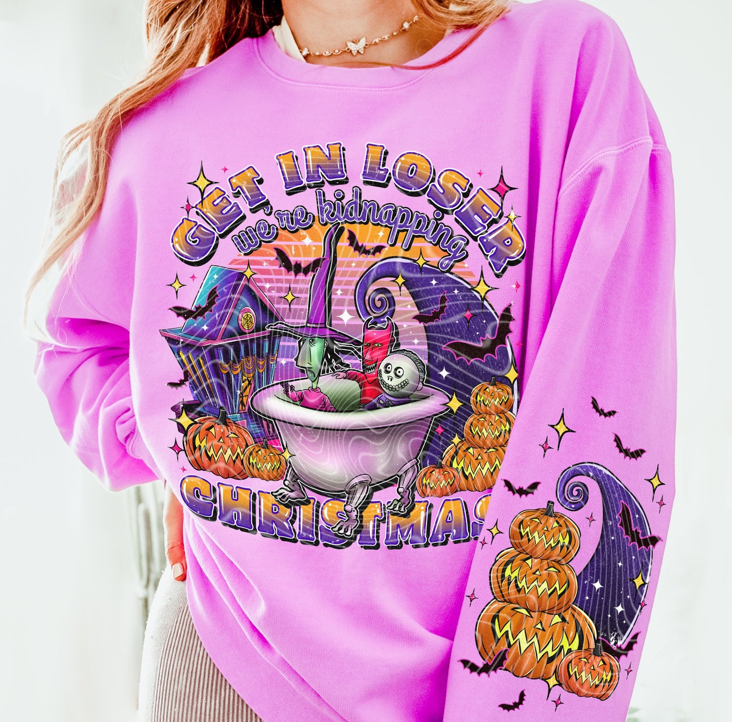 Get In Loser We're Stealing Christmas DTF Transfer | Trendy Christmas DTF Transfer | Ready to Press | High Quality DTF Transfers | Fast Shipping