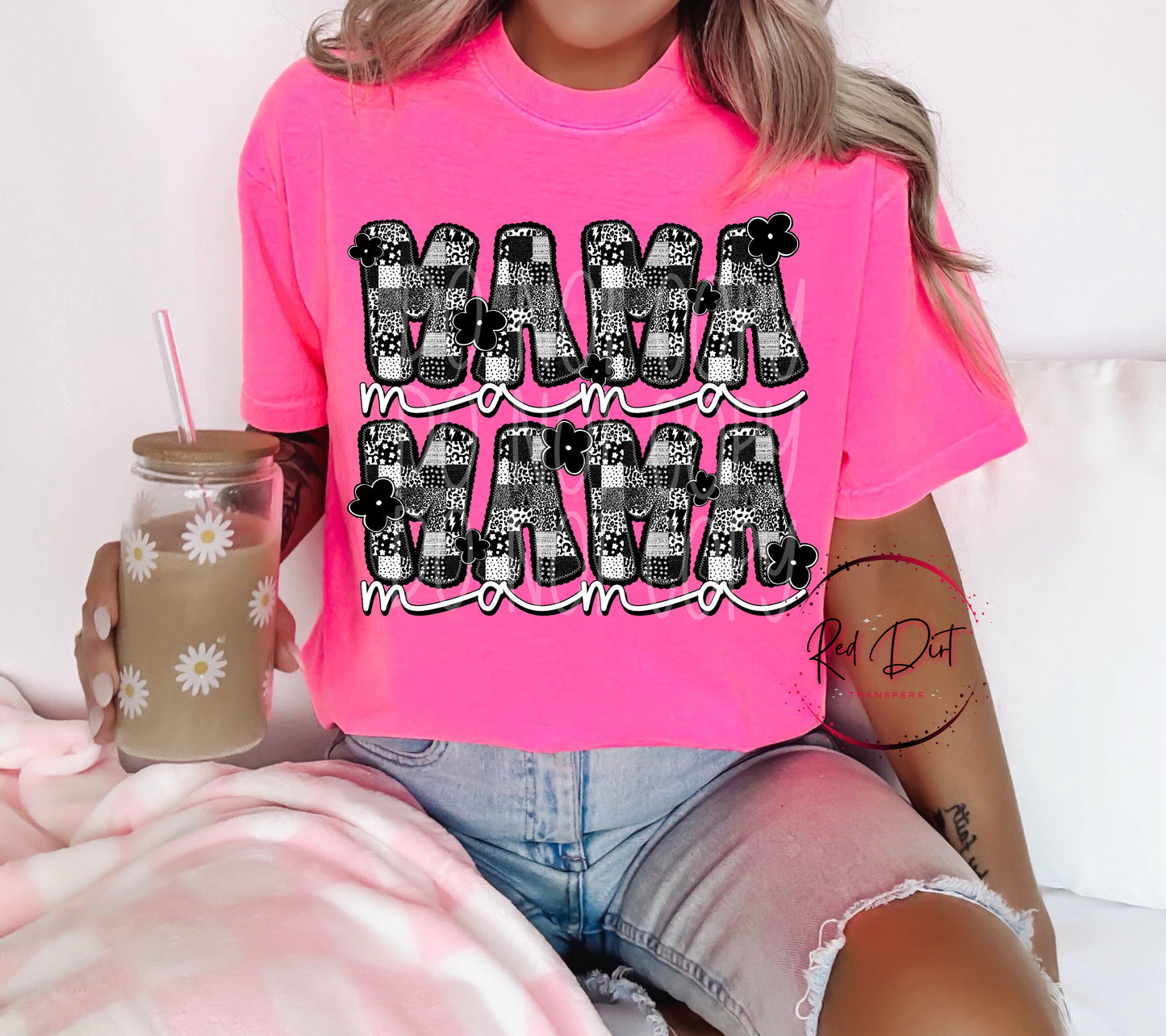 Mama BW T-Shirt | Trendy Mom Shirt | Fast Shipping | Super Soft Shirts for Men/Women/Kid's