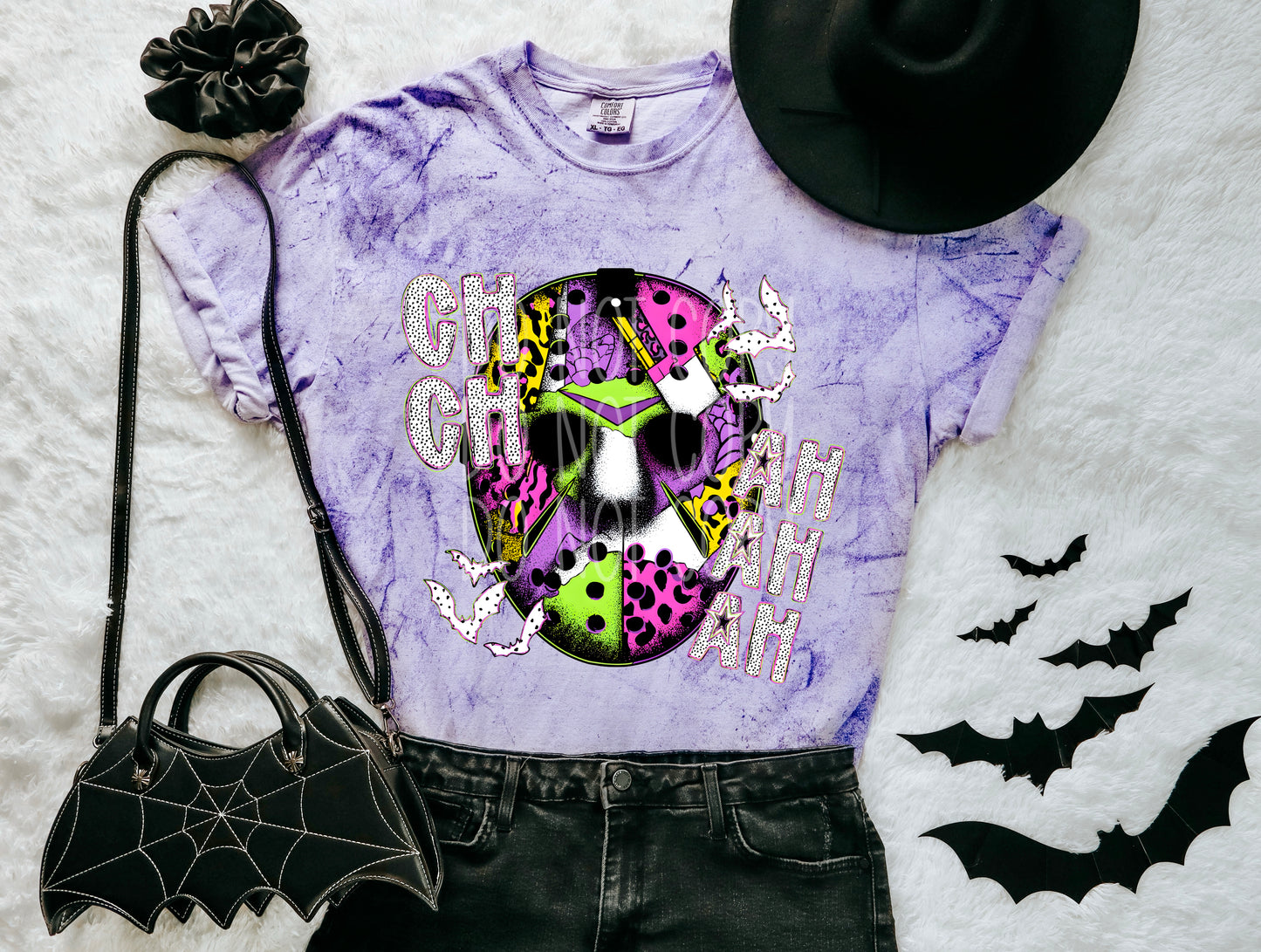 Ch Ch Ah Ah Ah DTF Transfer | Trendy Horror DTF Transfer | High Quality Image Transfers | Ready to Press | Instant Peel