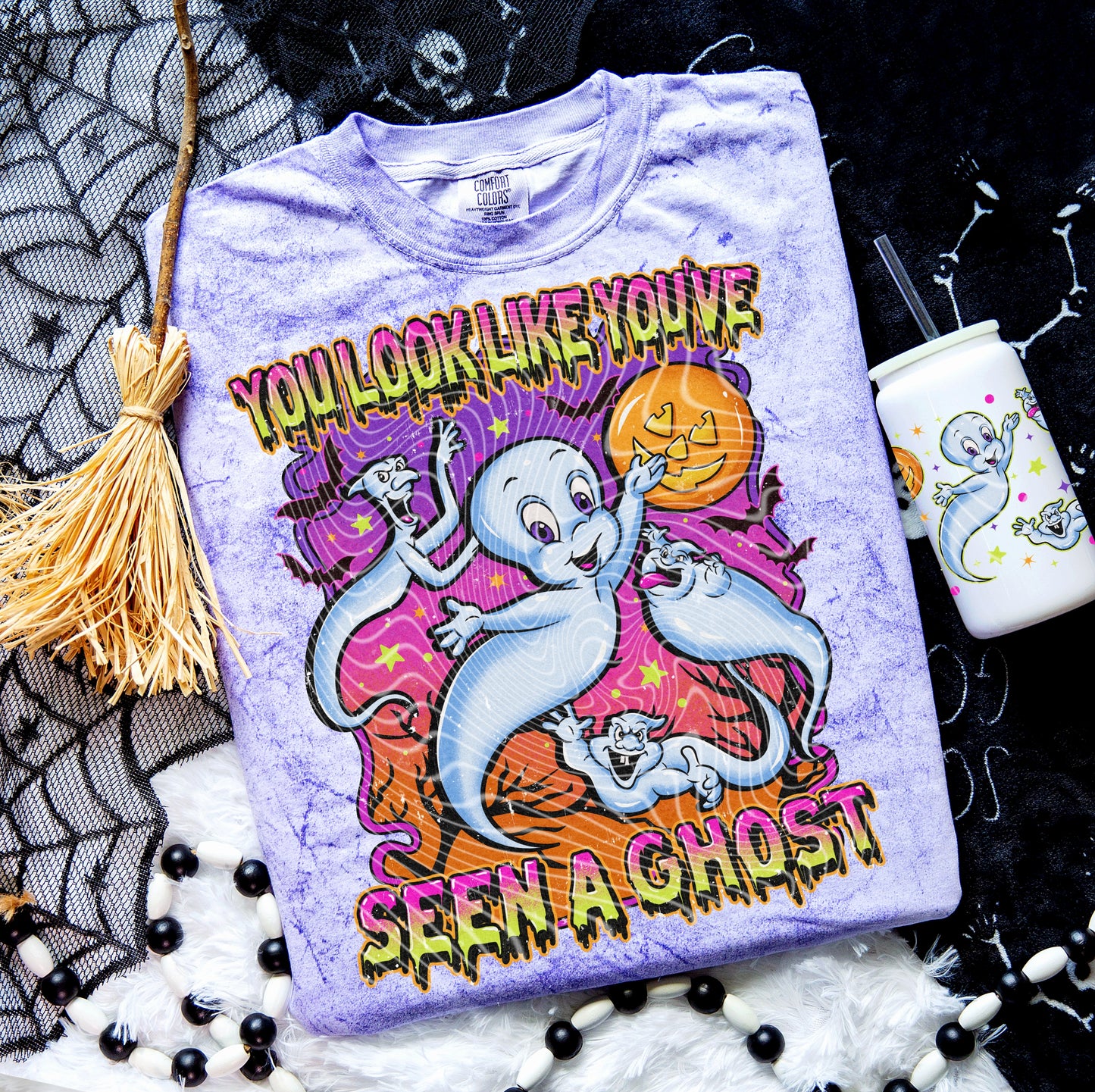 You Look Like You Seen a Ghost DTF Transfer | Trendy Spooky DTF Transfer | Ready to Press | High Quality DTF Transfers | Fast Shipping