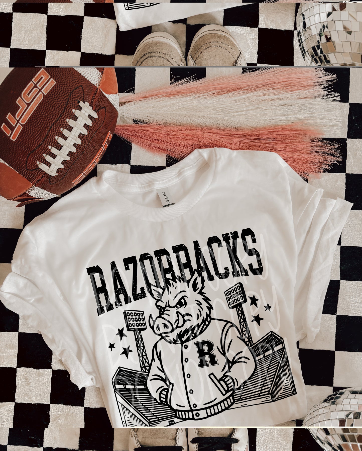 Letterman Mascot DTF Transfer | Trendy School Spirit DTF Transfer | High Quality Image Transfers | Ready to Press | Instant Peel