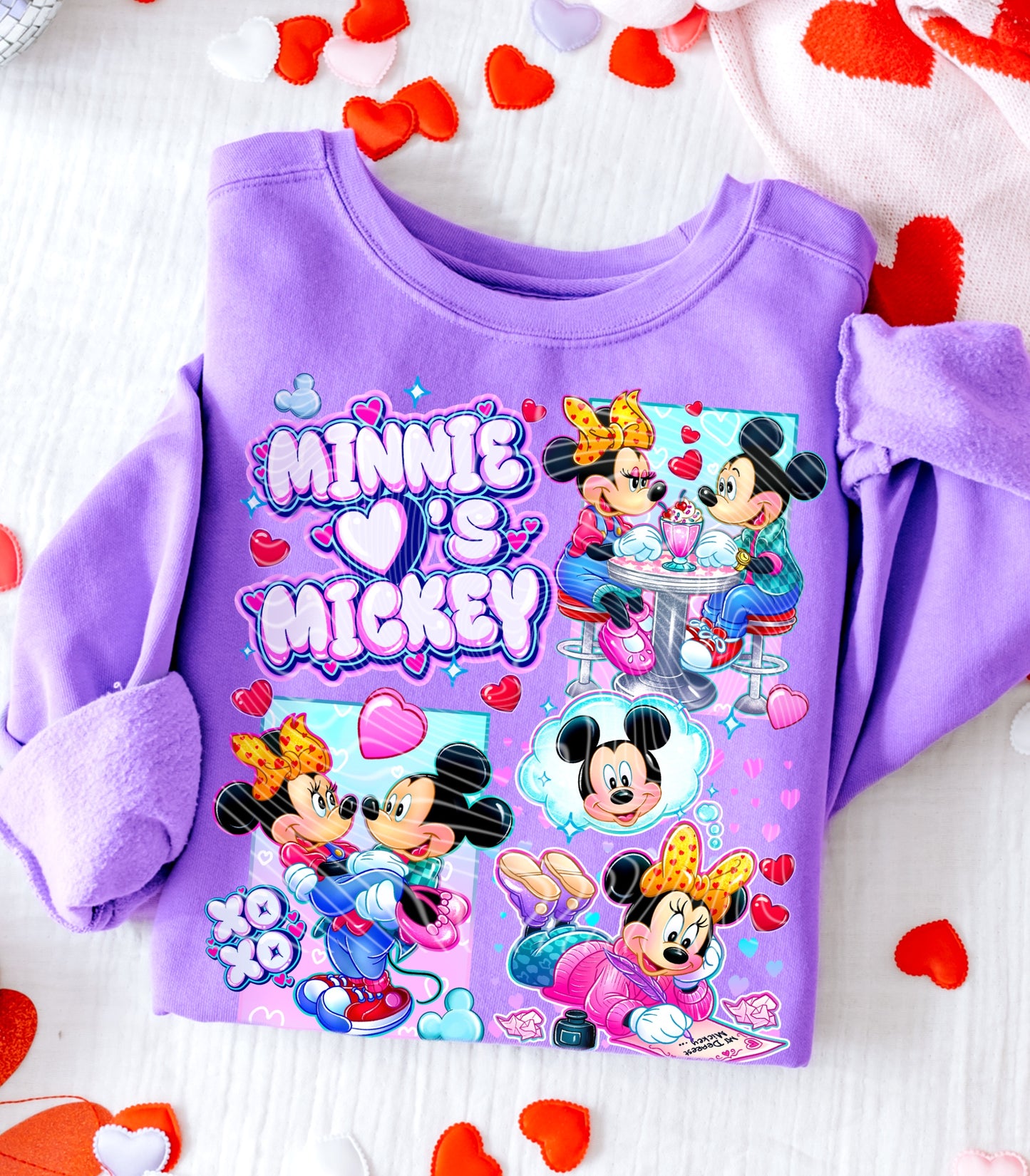 Mouse Love DTF Transfer | Trendy Valentine's Day DTF Transfer | High Quality Image Transfers | Ready to Press | Instant Peel