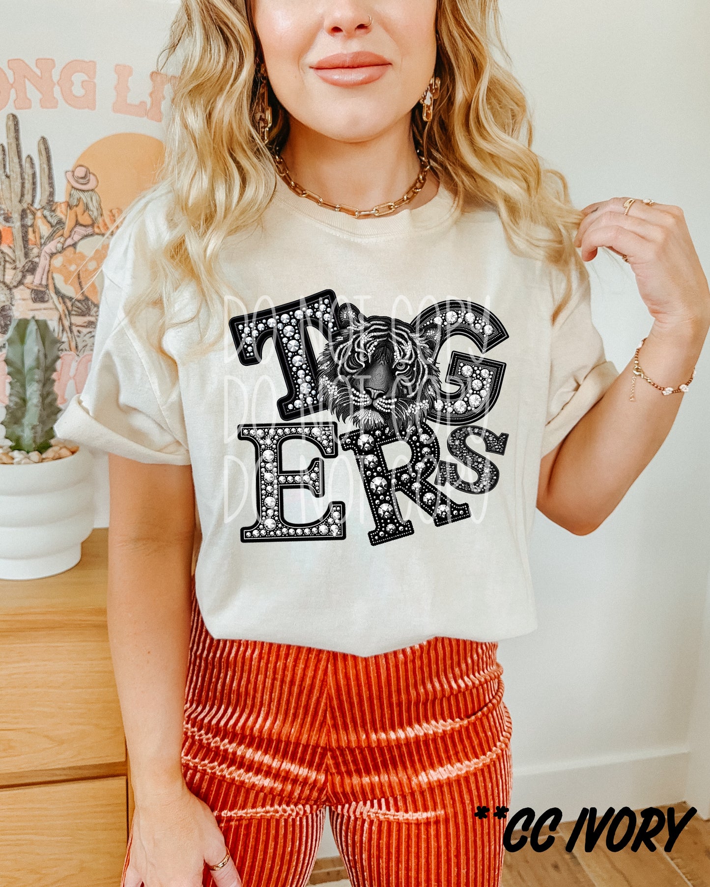 Tigers T-Shirt | Trendy School Spirit Shirt | Fast Shipping | Super Soft Shirts for Men/Women/Kid's | Bella Canvas