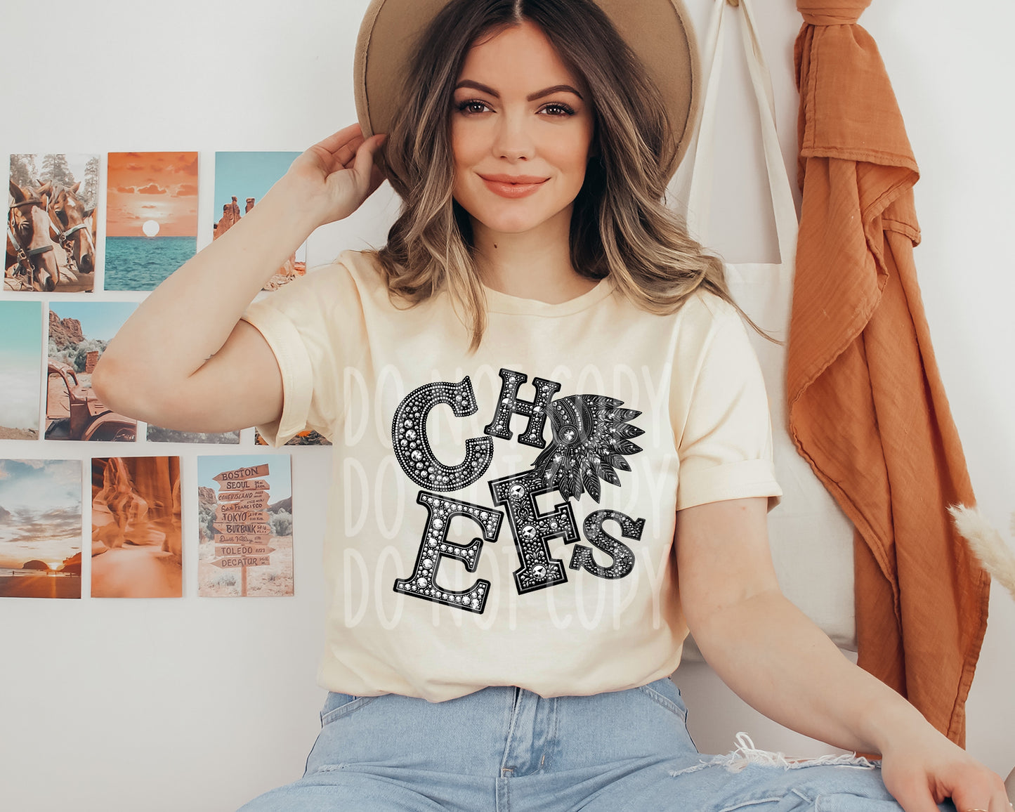 Chiefs DTF Transfer | Trendy School Spirit DTF Transfer | Ready to Press | High Quality DTF Transfers | Fast Shipping