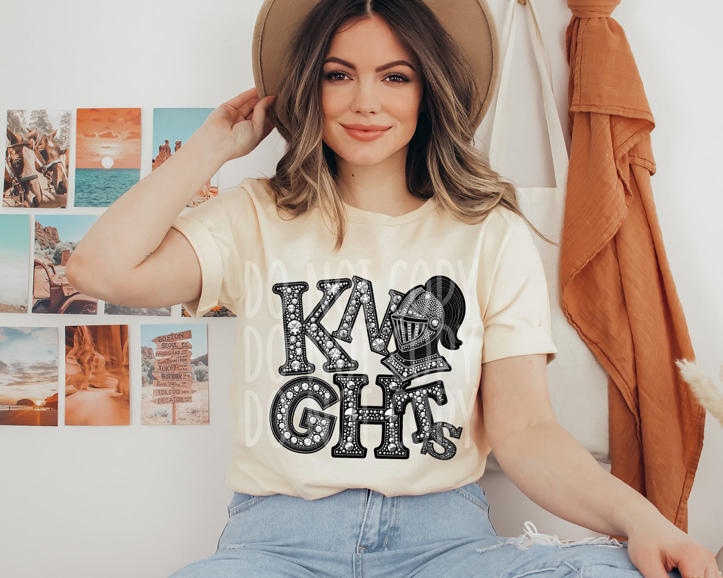 Knights DTF Transfer | Trendy School Spirit DTF Transfer | Ready to Press | High Quality DTF Transfers | Fast Shipping)