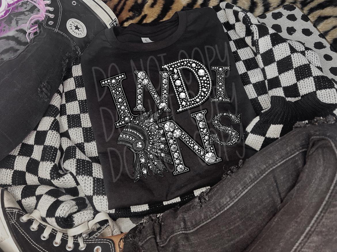 Indians T-Shirt | Trendy School Spirit Shirt | Fast Shipping | Super Soft Shirts for Men/Women/Kid's | Bella Canvas