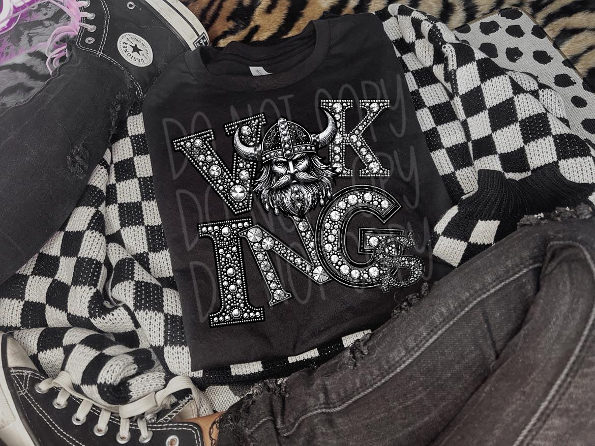 Vikings T-Shirt | Trendy School Spirit Shirt | Fast Shipping | Super Soft Shirts for Men/Women/Kid's | Bella Canvas