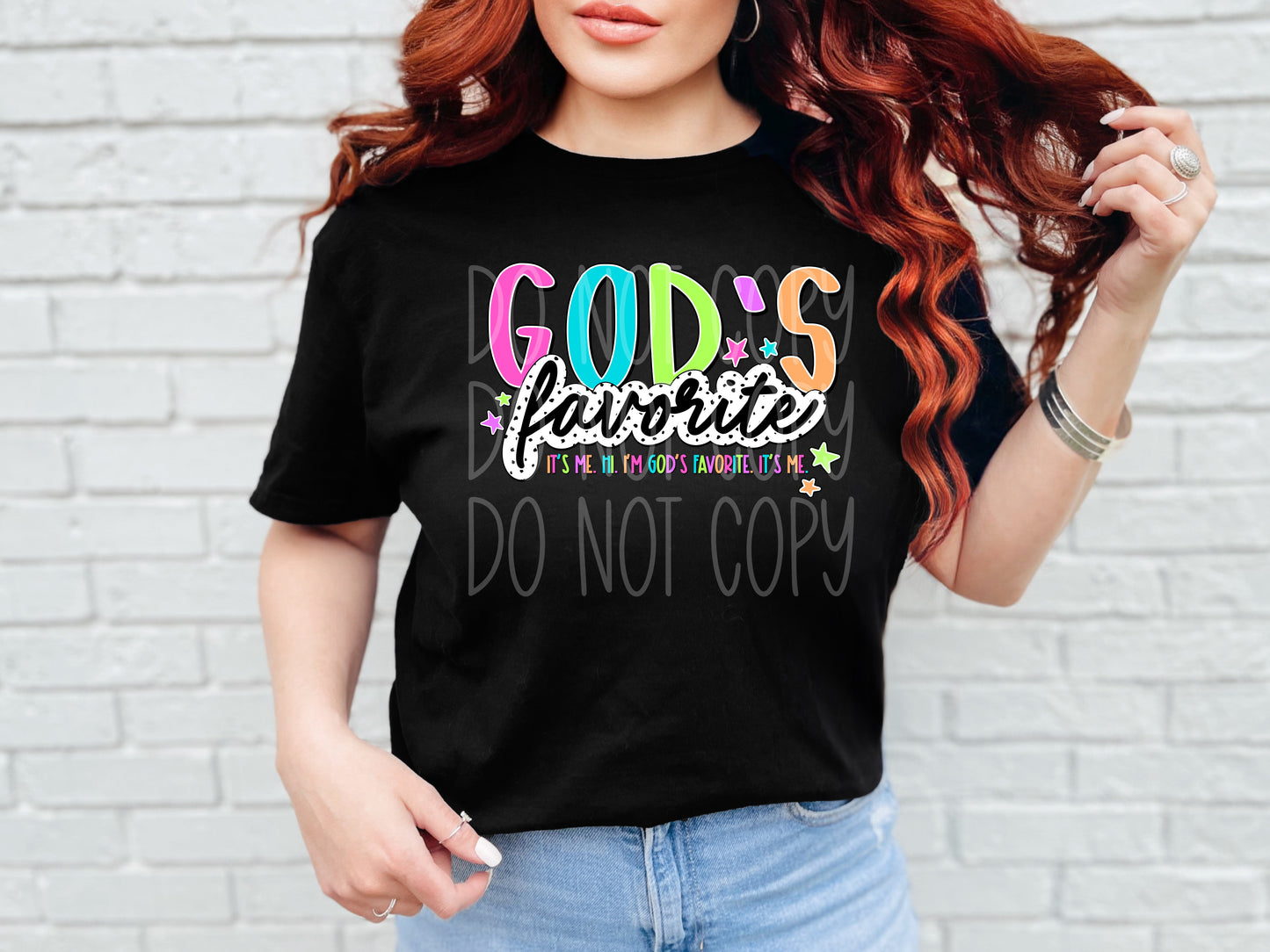 God's Favorite DTF Transfer | Trendy Religious DTF Transfer | High Quality Image Transfers | Ready to Press | Instant Peel
