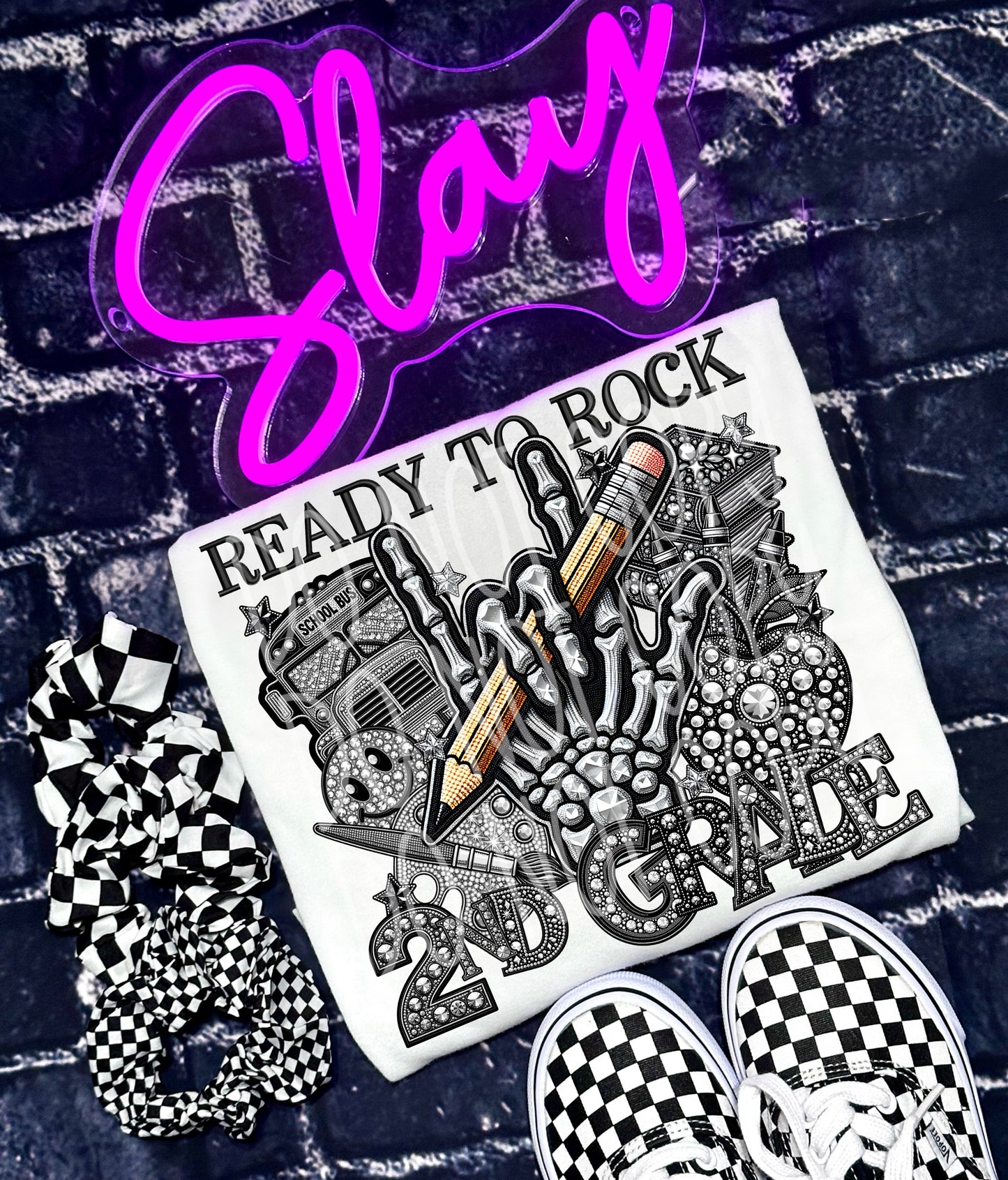 Ready to Rock 2nd Grade T-Shirt | Trendy School Shirt | Fast Shipping | Super Soft Shirts