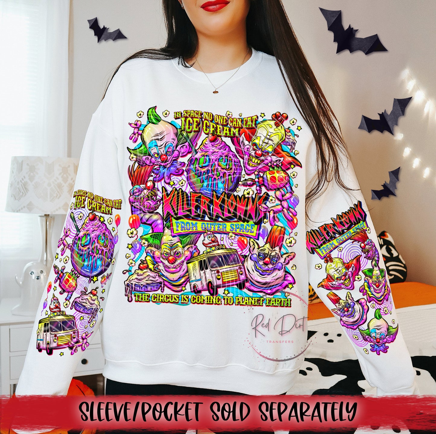 In Space No One Can Eat Ice Cream DTF Transfer | Trendy Throwback DTF Transfer | High Quality Image Transfers | Ready to Press | Instant Peel