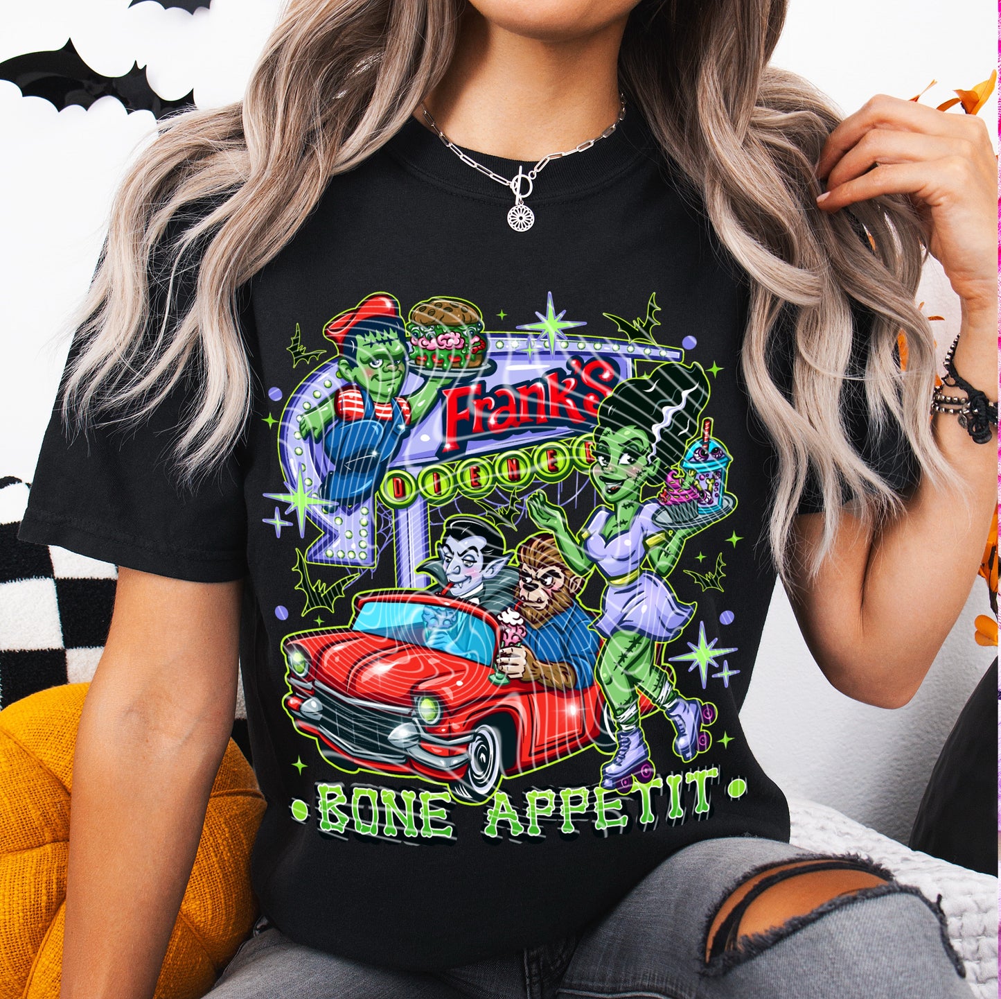 Bon Appetit DTF Transfer | Trendy Halloween DTF Transfer | High Quality Image Transfers | Ready to Press | Instant Peel