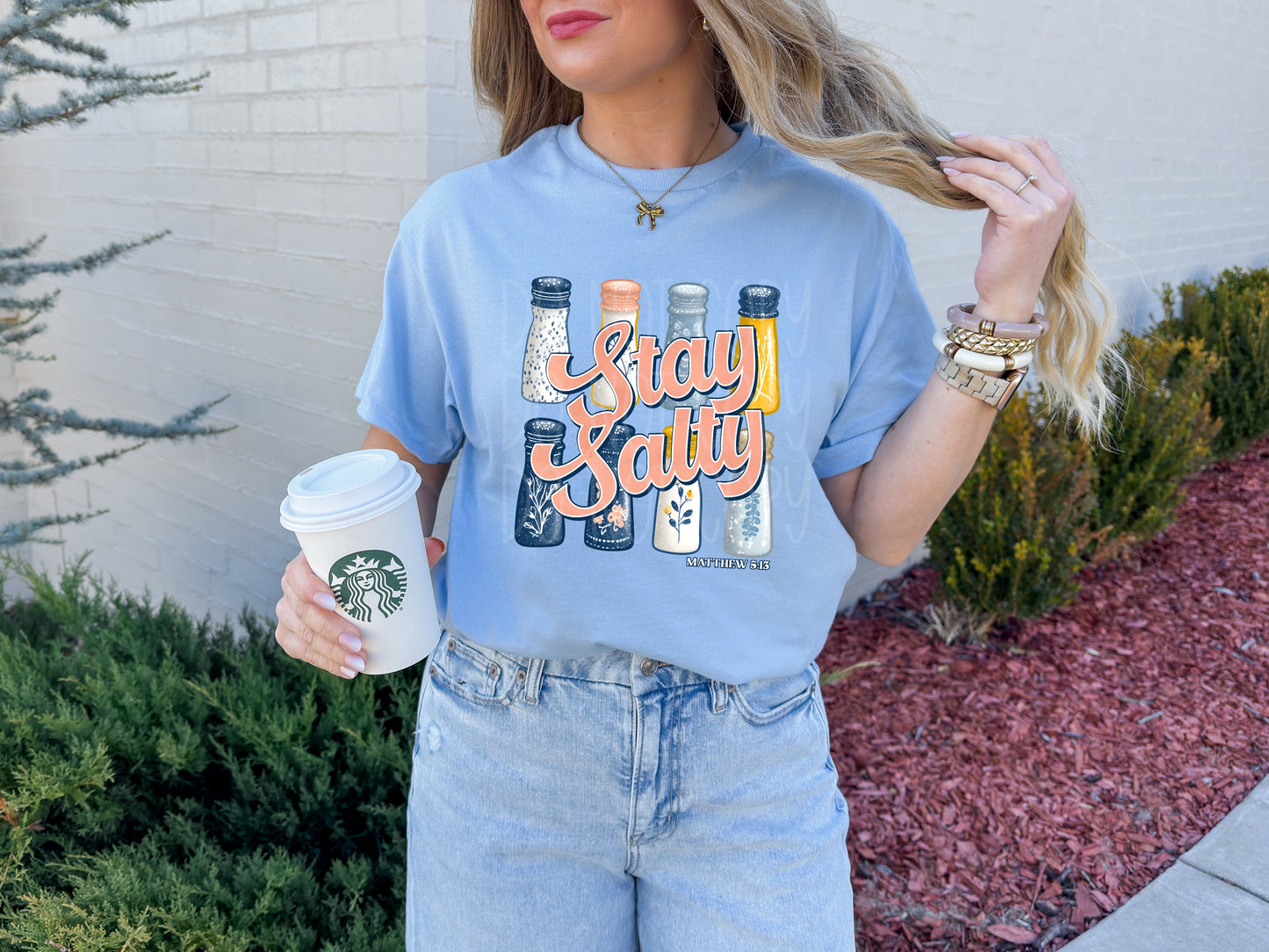 Stay Salty Matthew 5:13 DTF Transfer | Trendy Religious DTF Transfer | High Quality Image Transfers | Ready to Press | Instant Peel