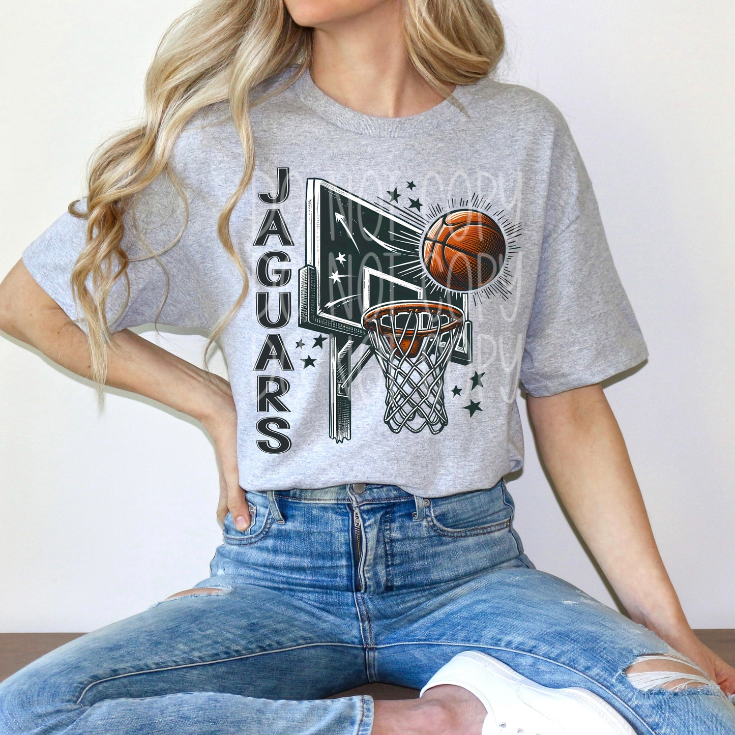 Jaguars Basketball DTF Transfer | Trendy School Spirit DTF Transfer | Ready to Press | High Quality DTF Transfers | Fast Shipping