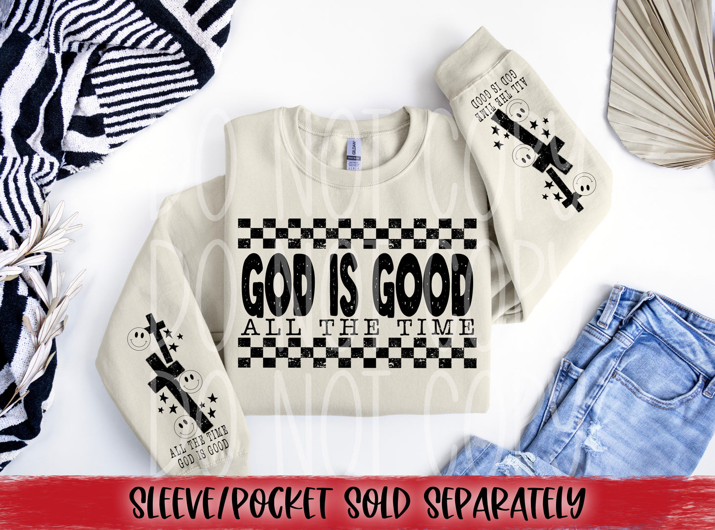 God is Good DTF Transfer | Trendy Christian DTF Transfer | High Quality Image Transfers | Ready to Press | Fast Shipping