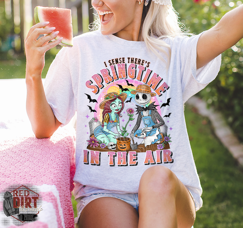 I Sense There's Springtime In The Air DTF Transfer | Trendy Spring DTF Transfer | Ready to Press | High Quality DTF Transfers | Fast Shipping