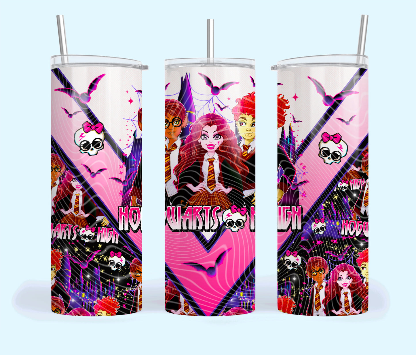 HP High Insulated Tumbler with Plastic Lid and Sealed Reusable Straw | Trendy Valentine's Day Cup | Hot/Cold Tumbler