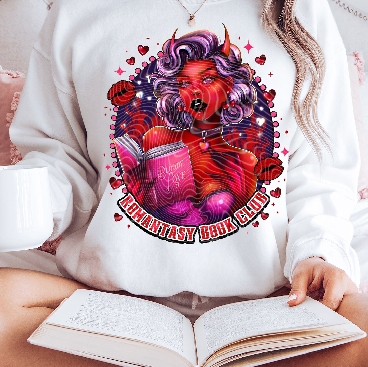 Romantasy Book Club DTF Transfer | Trendy Valentine's Day DTF Transfer | Ready to Press | High Quality DTF Transfers | Fast Shipping