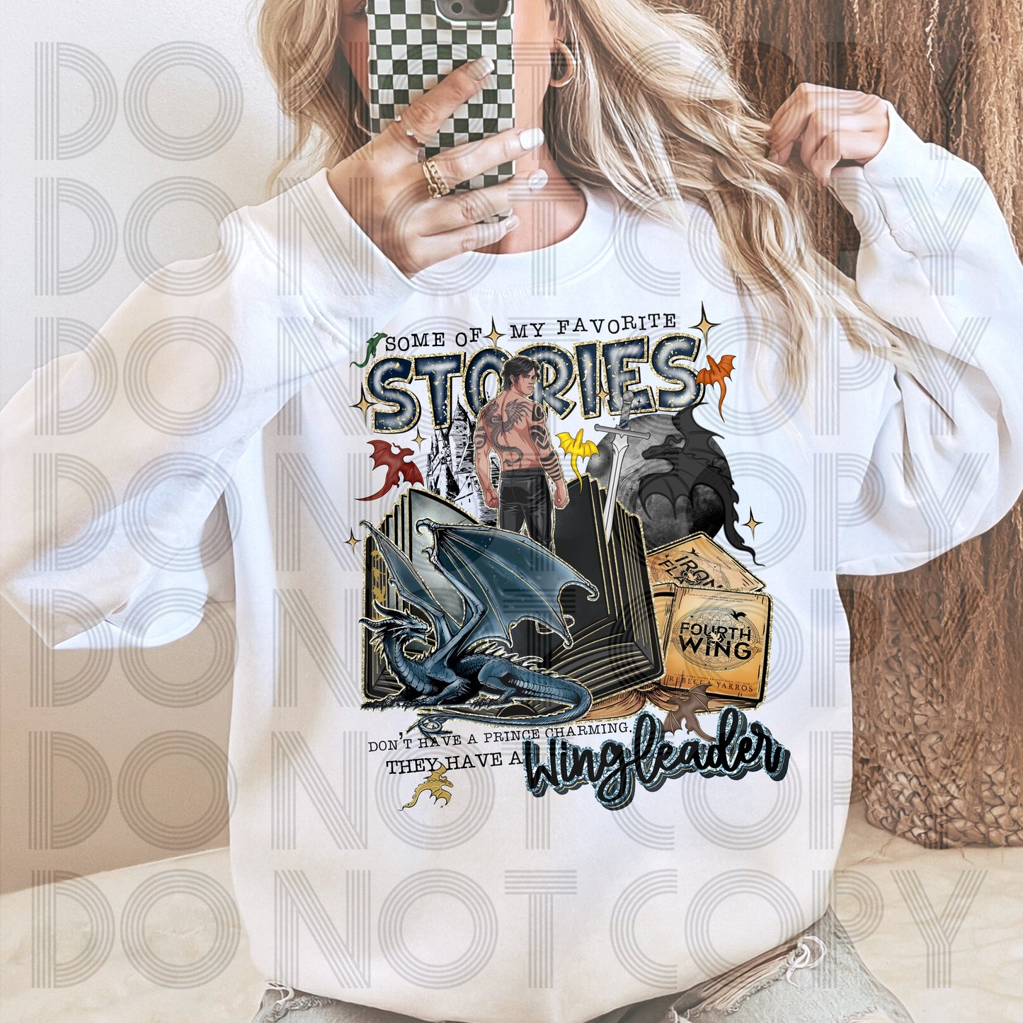 Some of my Favorite Stories Don't Have a Prince Charming They Have a Wingleader DTF Transfer | Trendy Bookish DTF Transfer | High Quality Image Transfers | Ready to Press | Fast Shipping