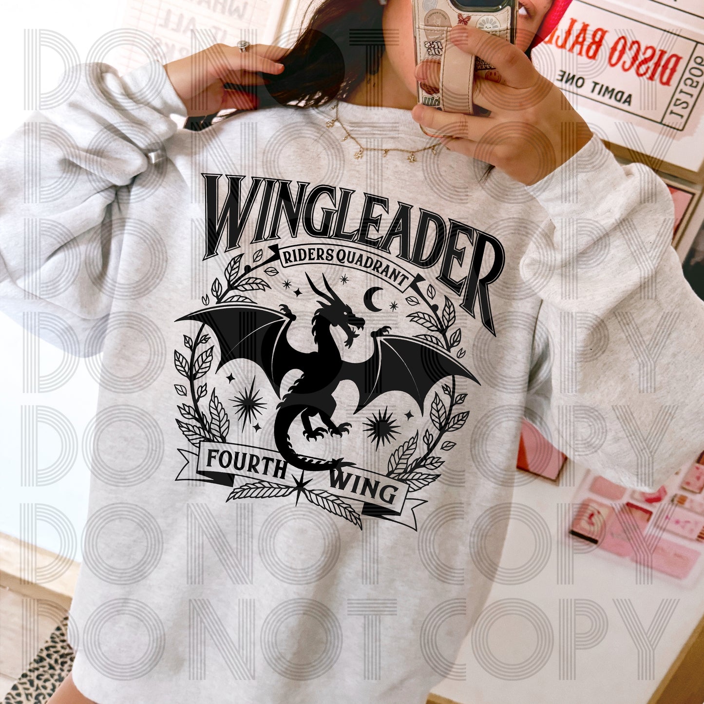 Wingleader DTF Transfer | Trendy Bookish DTF Transfer | High Quality Image Transfers | Ready to Press | Fast Shipping