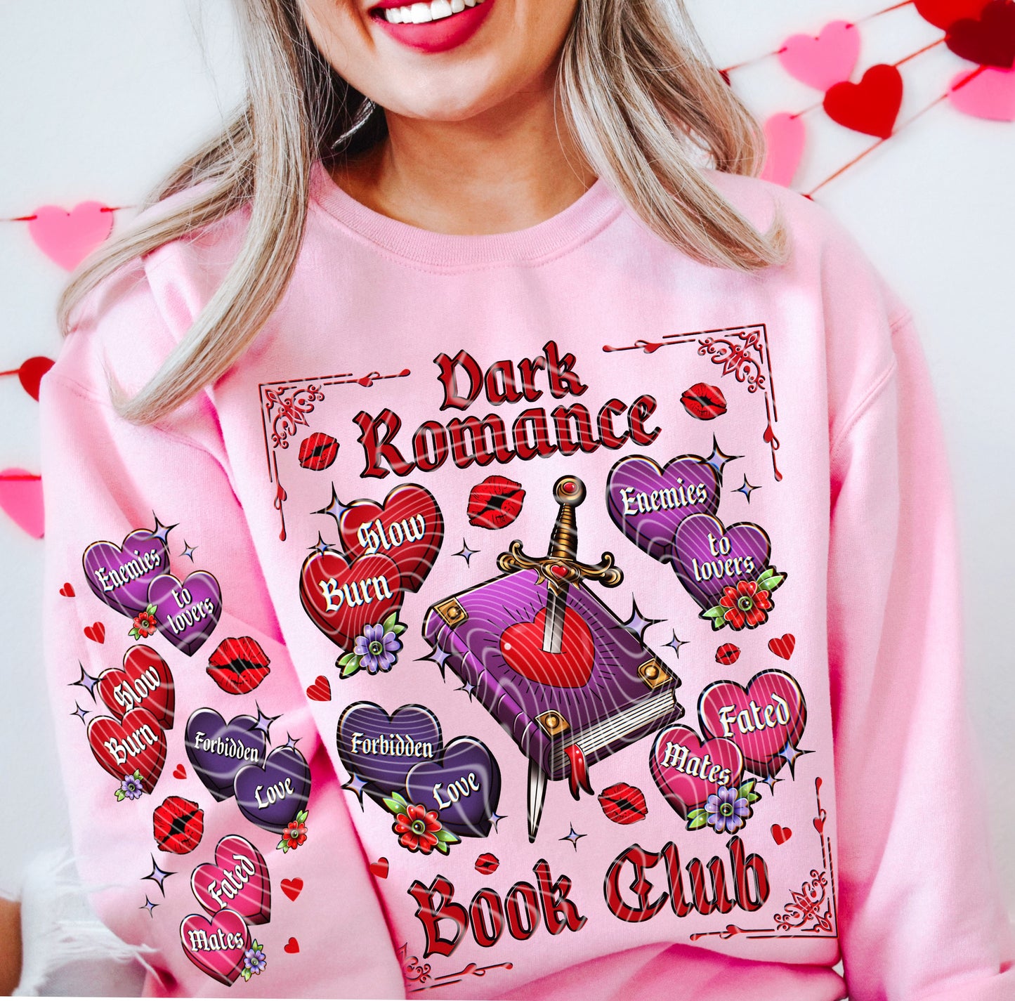Dark Romance DTF Transfer | Trendy Valentine's Day DTF Transfer | Ready to Press | High Quality DTF Transfers | Fast Shipping