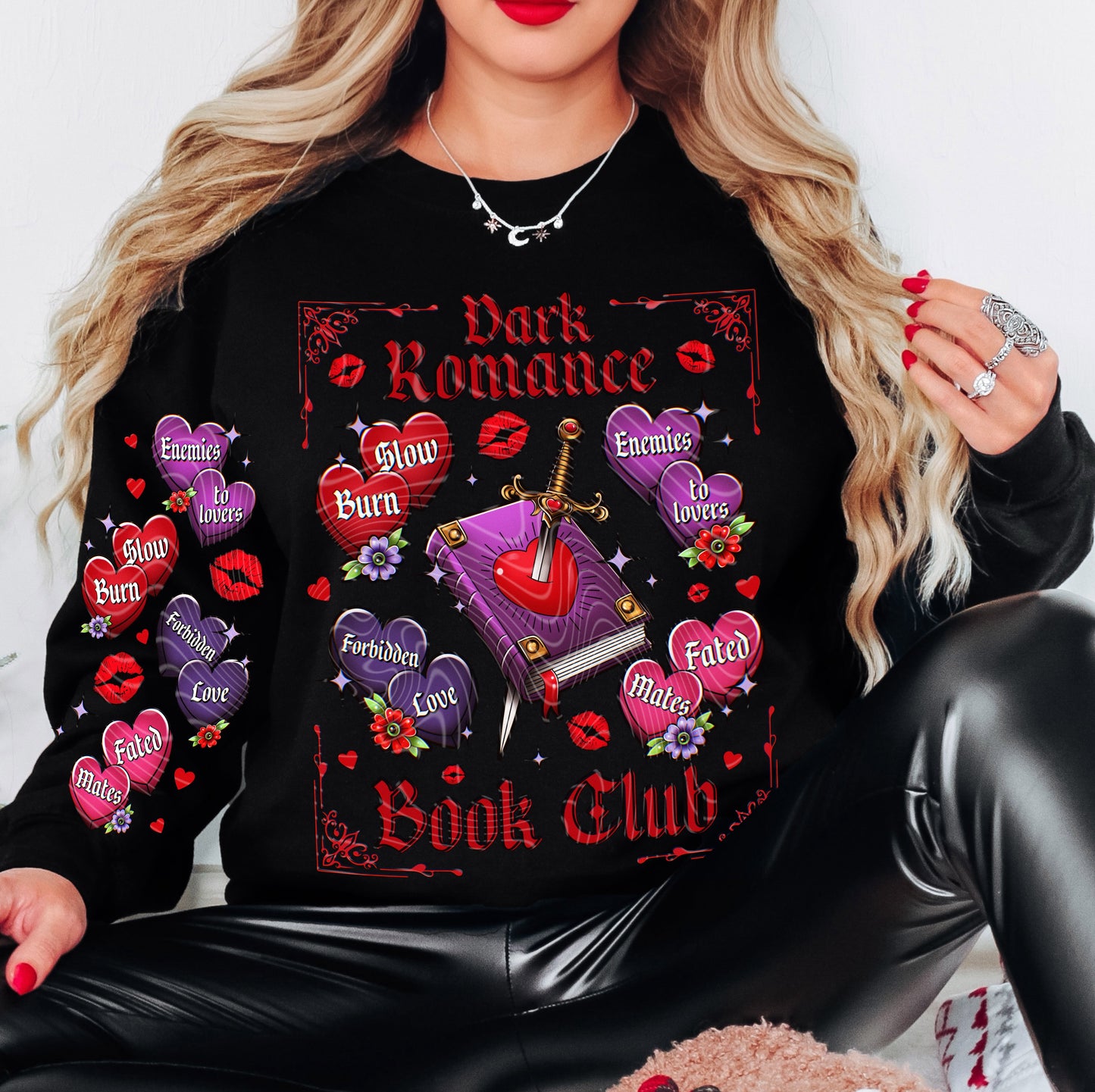 Dark Romance DTF Transfer | Trendy Valentine's Day DTF Transfer | Ready to Press | High Quality DTF Transfers | Fast Shipping