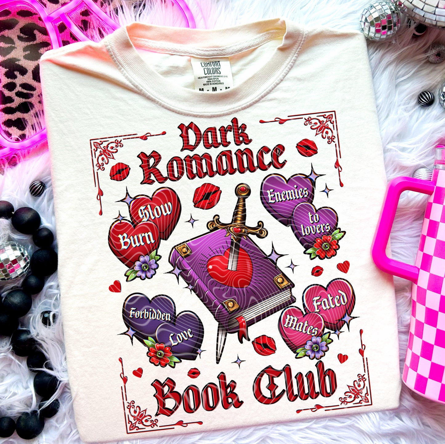 Dark Romance DTF Transfer | Trendy Valentine's Day DTF Transfer | Ready to Press | High Quality DTF Transfers | Fast Shipping