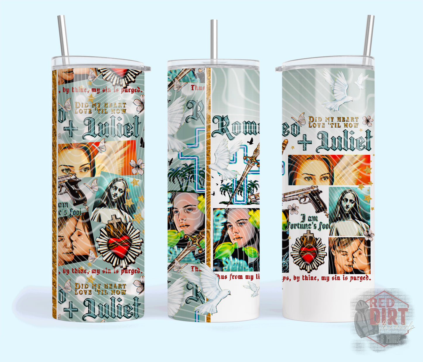 I Am Fortune's Fool Insulated Tumbler with Plastic Lid and Sealed Reusable Straw | Trendy Cup | Hot/Cold Tumbler