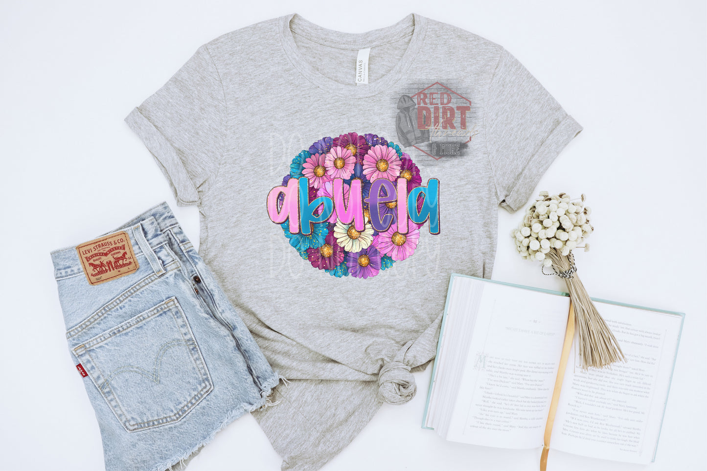 Floral Abuela T-Shirt | Trendy Mom Shirt | Fast Shipping | Super Soft Shirts for Men/Women/Kid's