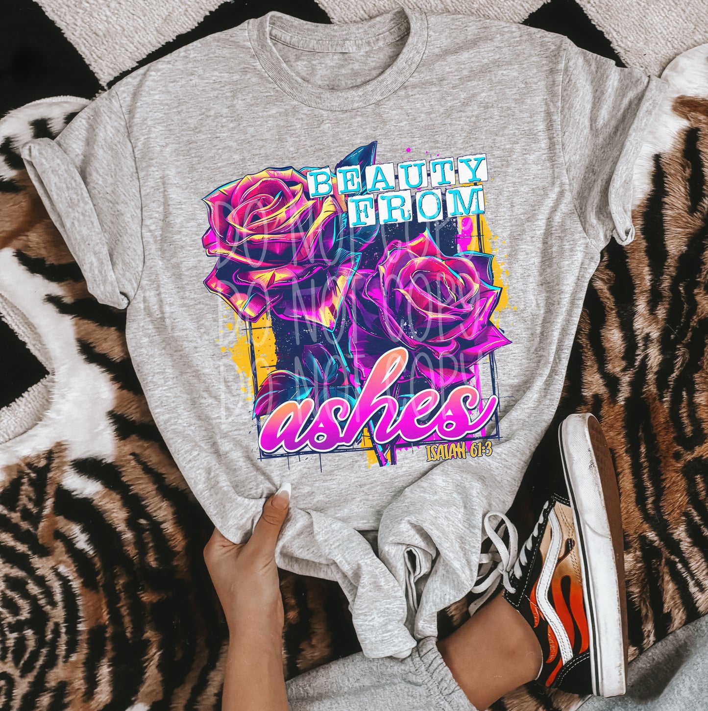 Beauty From Ashes DTF Transfer | Trendy Christian DTF Transfer | Ready to Press | High Quality DTF Transfers | Fast Shipping