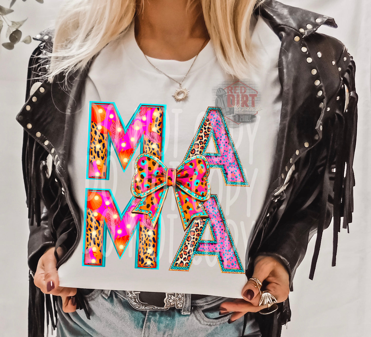 Mama DTF Transfer | Trendy Mom DTF Transfer | High Quality Image Transfers | Ready to Press | Fast Shipping