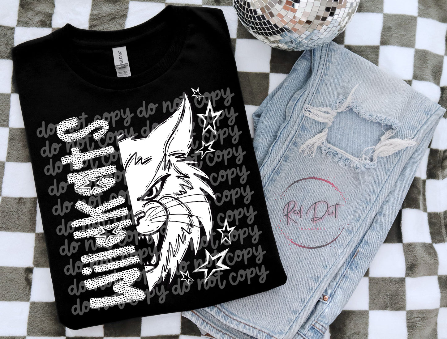 Wildkats DTF Transfer | Trendy School Spirit DTF Transfer | High Quality Image Transfers | Ready to Press | Instant Peel