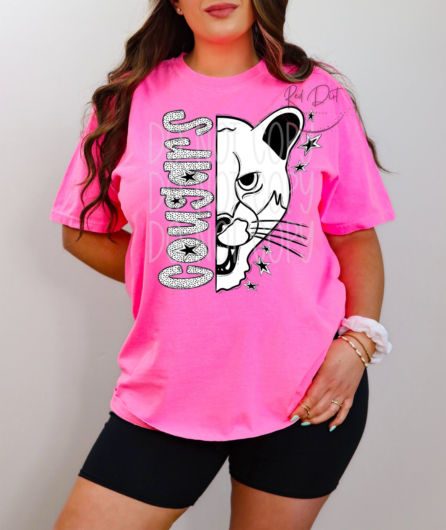 Cougars DTF Transfer | Trendy School Spirit DTF Transfer | High Quality Image Transfers | Ready to Press | Instant Peel