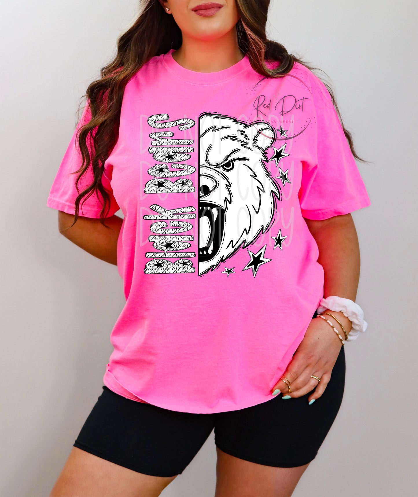 Black Bears DTF Transfer | Trendy School Spirit DTF Transfer | High Quality Image Transfers | Ready to Press | Instant Peel