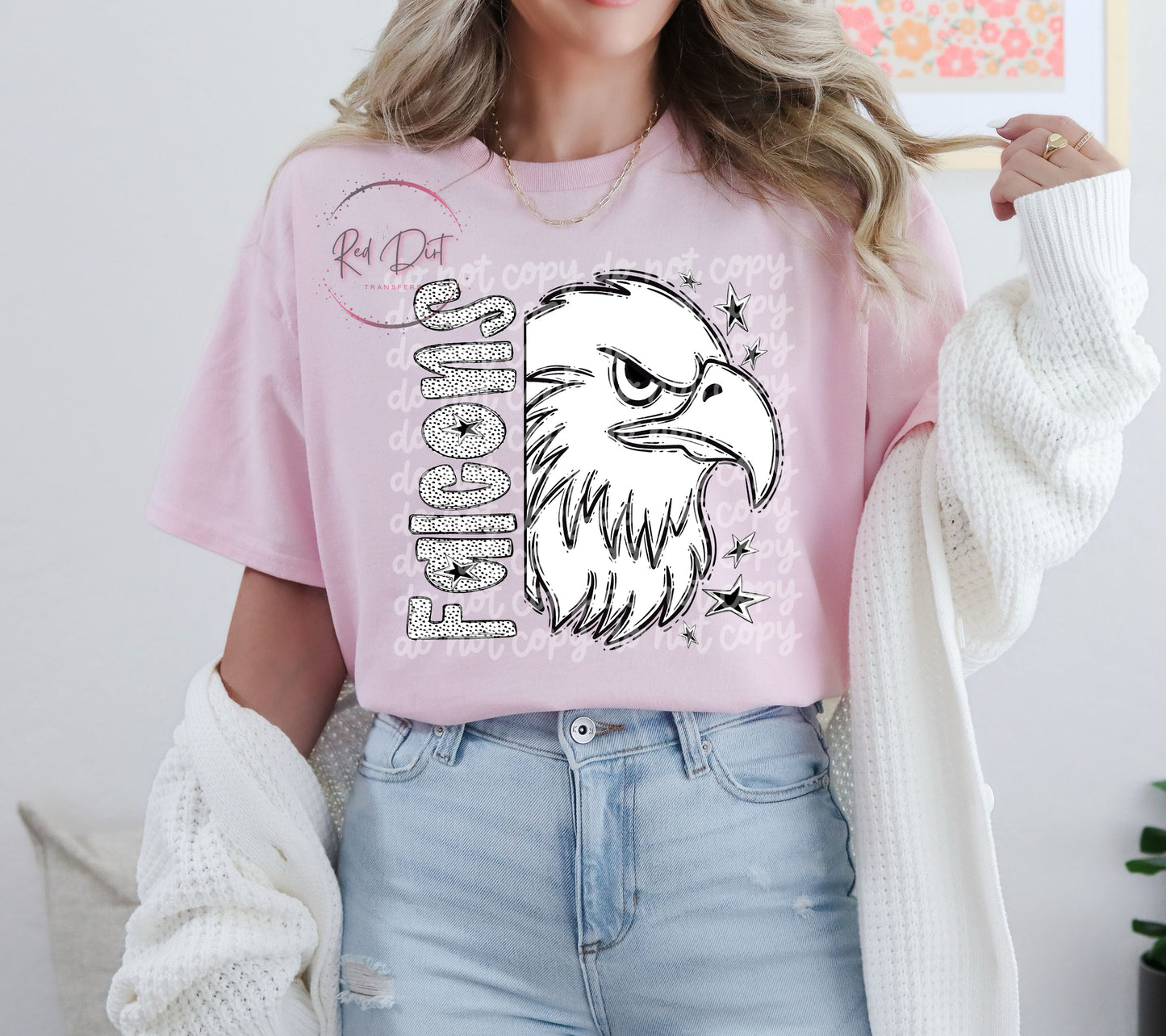 Falcons T-Shirt | Trendy School Spirit Shirt | Fast Shipping | Super Soft Shirts for Men/Women/Kid's