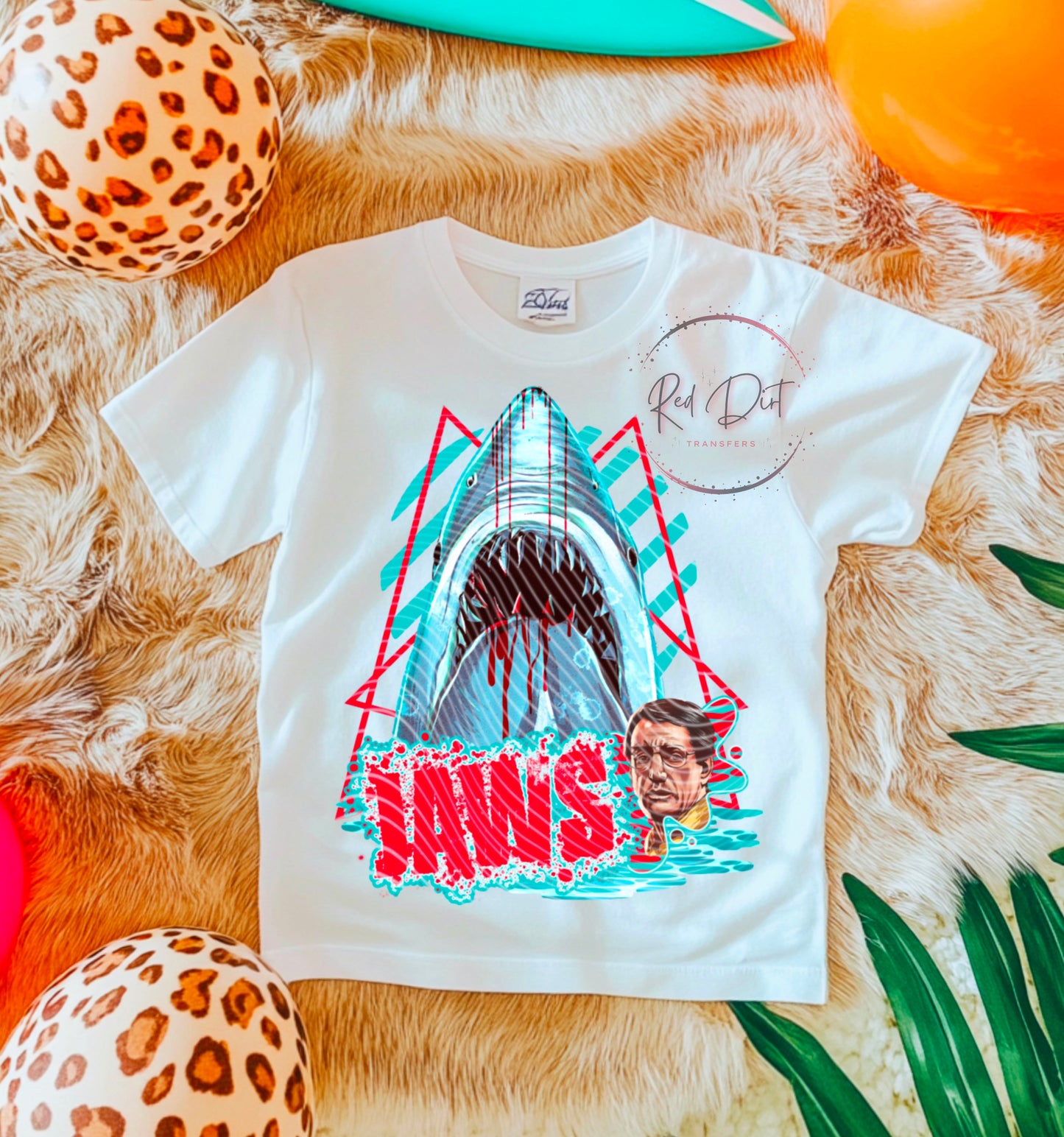 Jaw DTF Transfer | Trendy Throwback Movie DTF Transfer | High Quality Image Transfers | Ready to Press | Fast Shipping