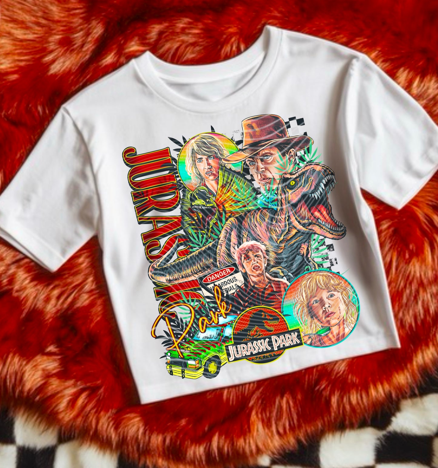 Dinosaurs DTF Transfer | Trendy Throwback Movie DTF Transfer | High Quality Image Transfers | Ready to Press | Instant Peel
