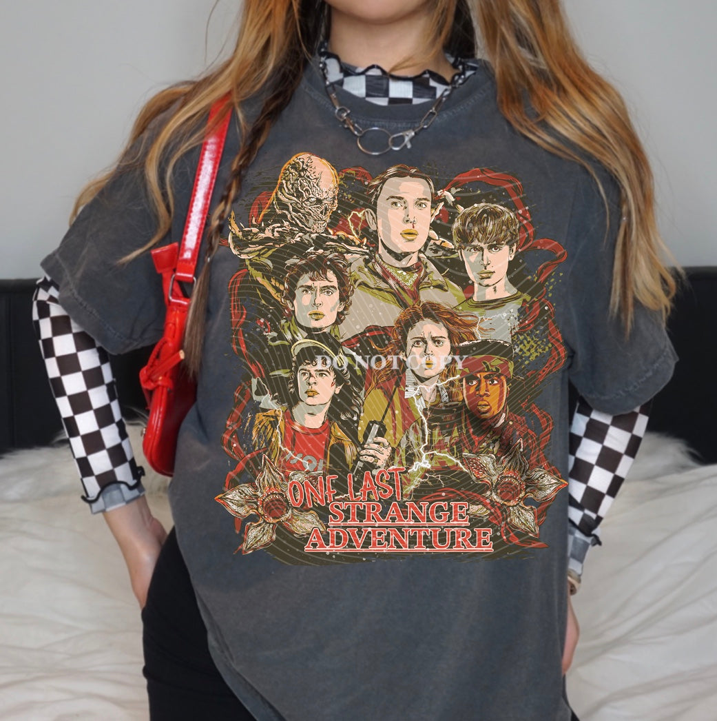 Last Adventure Red DTF Transfer | Trendy Movie DTF Transfer | High Quality Image Transfers | Ready to Press | Instant Peel