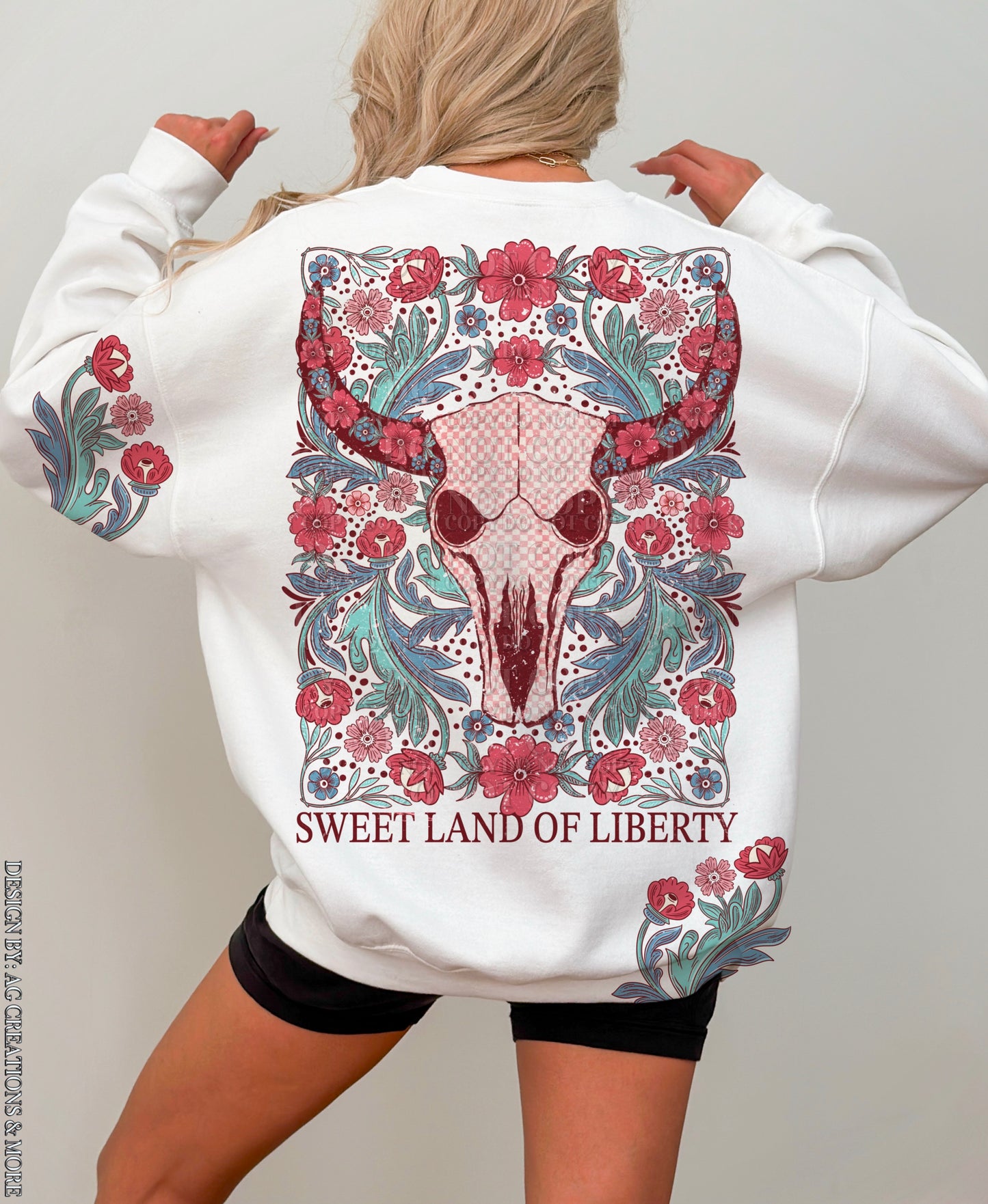 Sweet Land of Liberty DTF Transfer| Trendy Fourth of July DTF Transfer | High Quality Image Transfers | Ready to Press | Fast Shipping